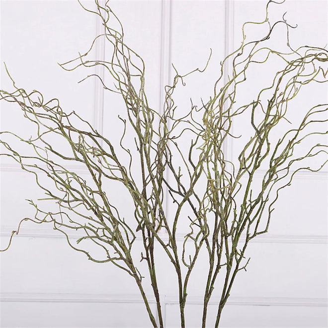 Artificial Willow Rattan Forked Branch Vase Filler Arrangement - The Finishing Touch Decor, LLC