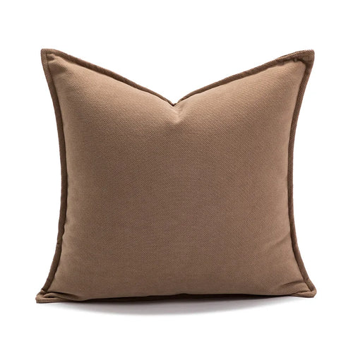 Soft Brown Assorted Pattern Throw Pillow Covers - The Finishing Touch Decor, LLC