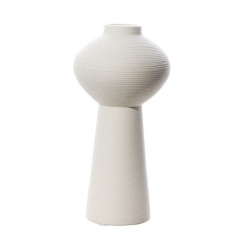 Brushed Handmade Ceramic Modern Minimalist Vases - The Finishing Touch Decor, LLC