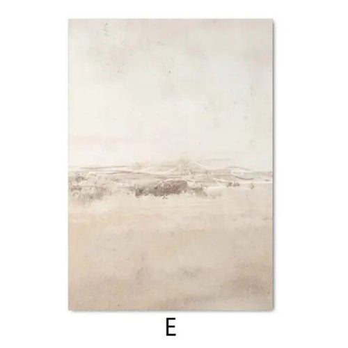 Sand Color Neutral Wall Art Canvas Painting Nordic Art Modern Print - The Finishing Touch Decor, LLC