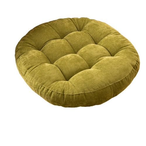 Rounded Large Pad Tufted Corduroy Meditation Floor Cushion Seat Pillow - The Finishing Touch Decor, LLC