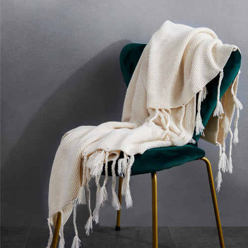 Wool Knit Luxury Nordic Textured Blanket Warm Classic Throw Blanket - The Finishing Touch Decor, LLC