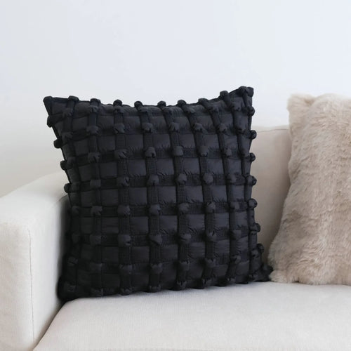 Creative Bubble Plaid Pattern Soft Throw Pillow Cover - The Finishing Touch Decor, LLC