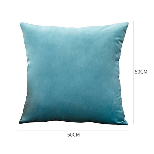 Square Velvet Square Simple Throw Pillows Covers - 45x45cm - The Finishing Touch Decor, LLC