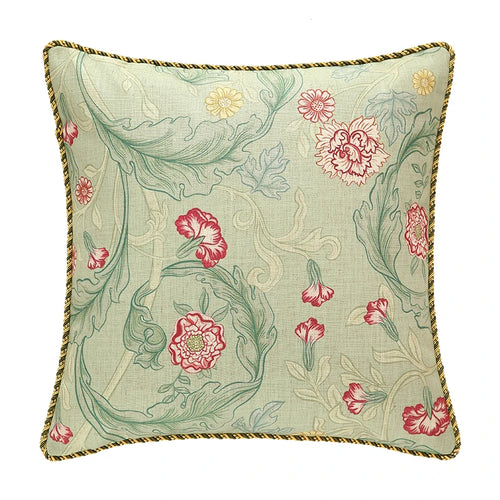 French Linen Nature Print Throw Pillow Covers - The Finishing Touch Decor, LLC