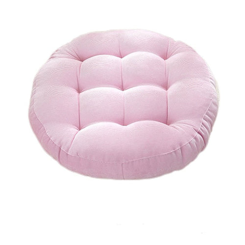 Rounded Large Pad Tufted Corduroy Meditation Floor Cushion Seat Pillow - The Finishing Touch Decor, LLC