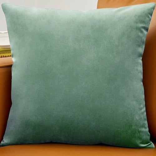 Square Velvet Square Simple Throw Pillows Covers - 45x45cm - The Finishing Touch Decor, LLC