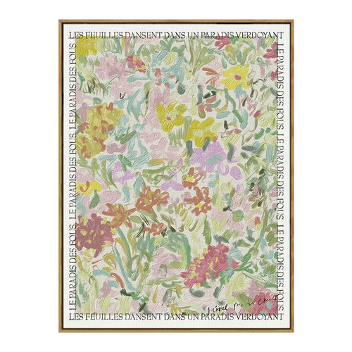 Watercolor French Flower Painting Canvas Print - The Finishing Touch Decor, LLC