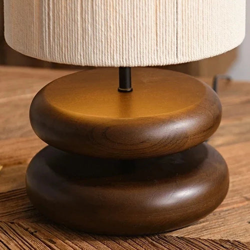 Japanese Style Modern Wood Table Lamp - The Finishing Touch Decor, LLC