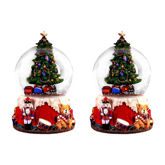 Christmas Snow Globe Music Box for Girlfriend Boyfriend Mom Dad Xmas Present