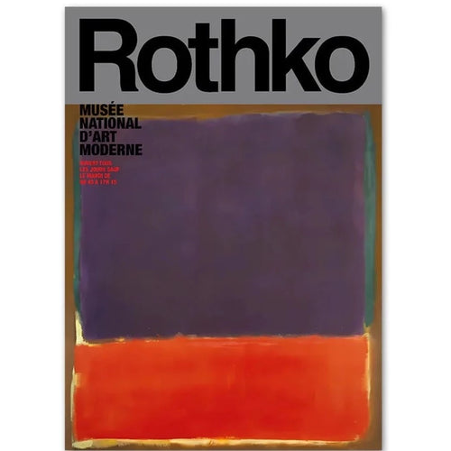 Color Block Mark Rothko Exhibition Poster Print Wall Art - The Finishing Touch Decor, LLC