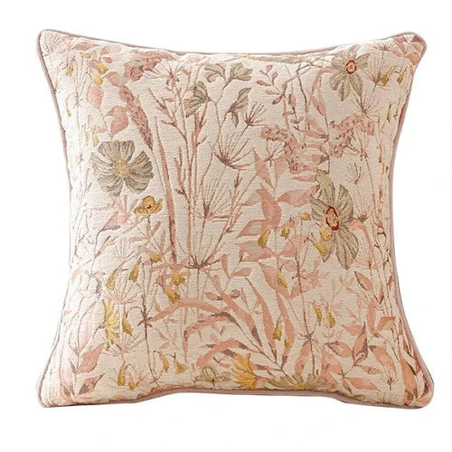 Country Style Chenille Flora Throw Pillow Covers - The Finishing Touch Decor, LLC