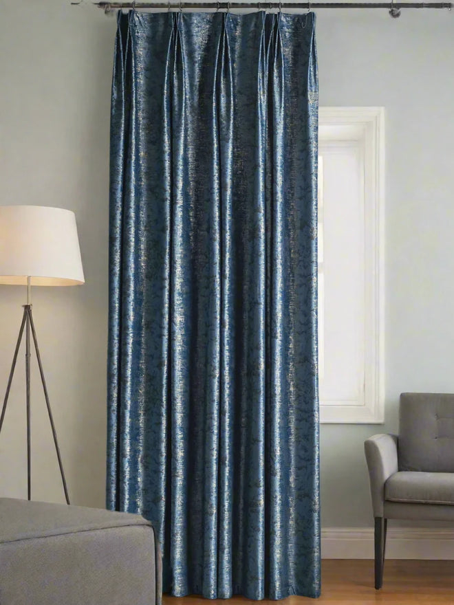 Luxury Bronzing Living Room Cortinas Blackout Blue Modern Curtains Advanced Velvet Fabric Cortina Windows Minimalist Curtain IG