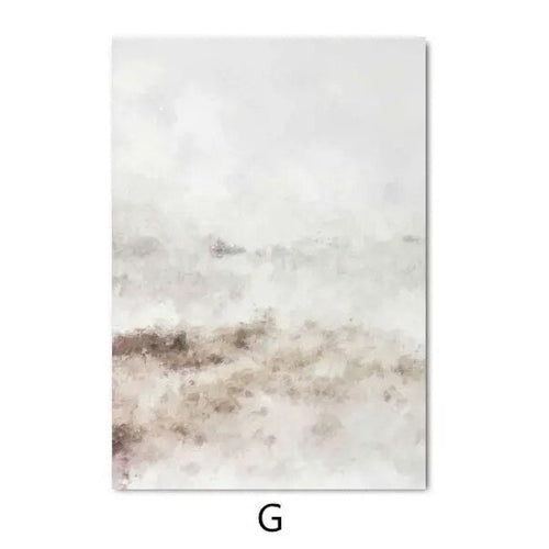 Sand Color Neutral Wall Art Canvas Painting Nordic Art Modern Print - The Finishing Touch Decor, LLC