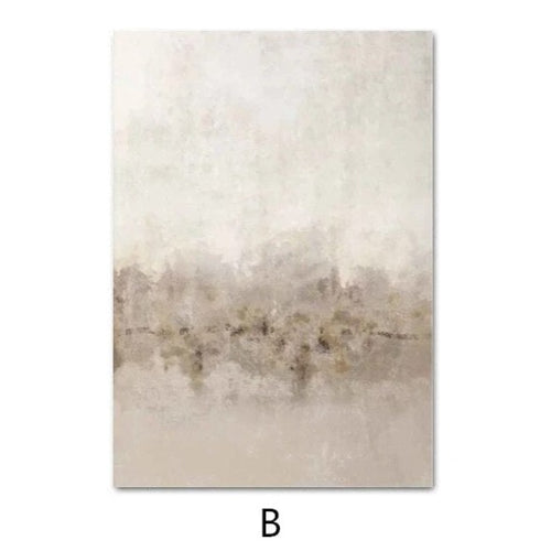 Sand Color Neutral Wall Art Canvas Painting Nordic Art Modern Print - The Finishing Touch Decor, LLC