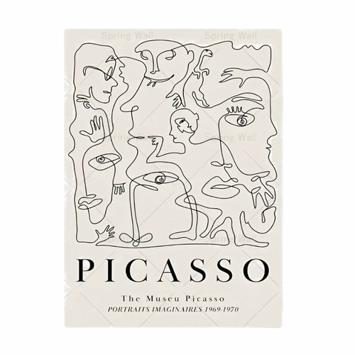 Assorted Beige Matisse and Picasso Neutral Print Wall Canvas - The Finishing Touch Decor, LLC