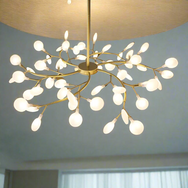 Golden Branch Firefly Lollipop Chandelier Lighting - The Finishing Touch Decor, LLC