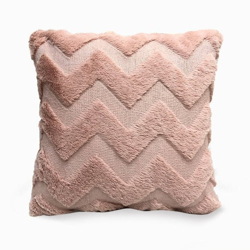 Plush Textured Chevron Pattern Hygge Shams for Cozy Throw Pillows - The Finishing Touch Decor, LLC