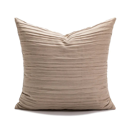 Soft Brown Assorted Pattern Throw Pillow Covers - The Finishing Touch Decor, LLC