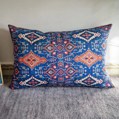 Colorful Pattern Lumbar Bohemian Throw Pillow Covers - The Finishing Touch Decor, LLC