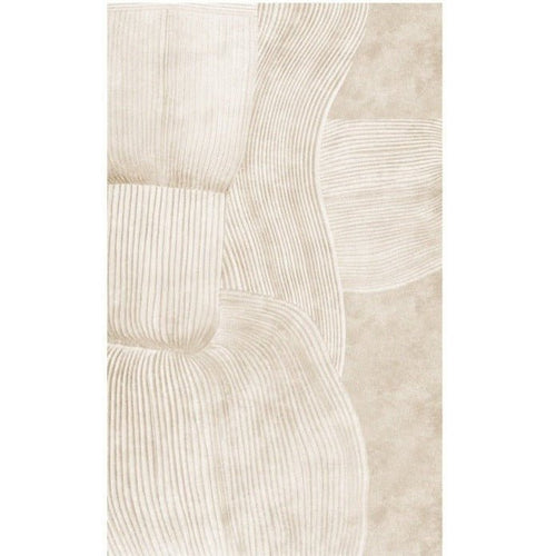 Beautiful Japandi Minimalist Neutral Area Rug - The Finishing Touch Decor, LLC