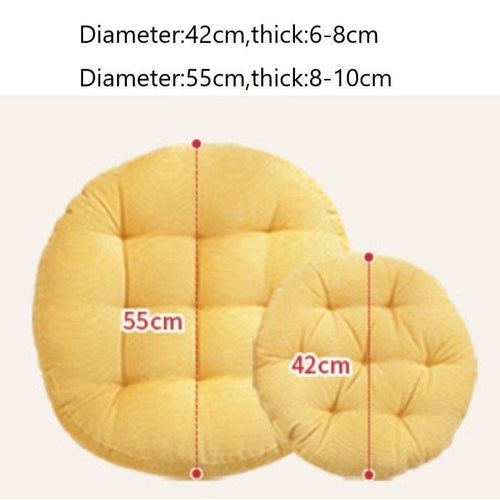 Rounded Large Pad Tufted Corduroy Meditation Floor Cushion Seat Pillow - The Finishing Touch Decor, LLC