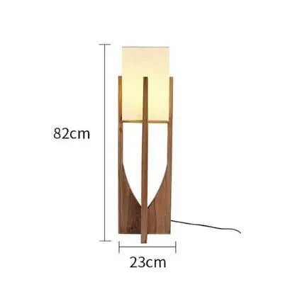 Fairbanks Floor Lamp Wooden Floor Lamp for Living Room Bedroom Sofa Bedside Solid Nordic Designers Floor Lamps