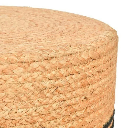 Jute Handmade Natural Braided Ottoman Pouf - The Finishing Touch Decor, LLC