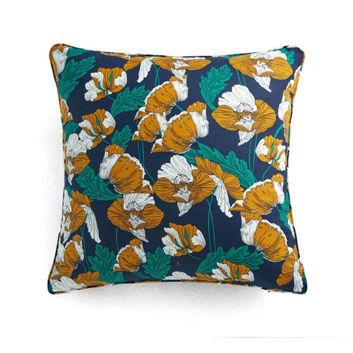 Duck & Lotus Flower Garden Print Throw Pillow Covers - The Finishing Touch Decor, LLC