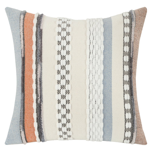 Chenille Textured Bohemian Stripe Throw Pillow Covers - The Finishing Touch Decor, LLC