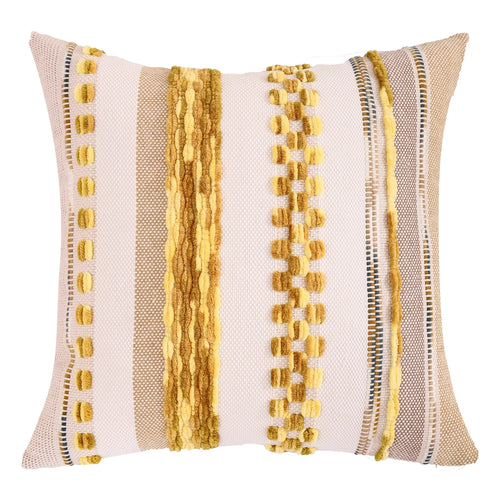 Chenille Textured Bohemian Stripe Throw Pillow Covers - The Finishing Touch Decor, LLC