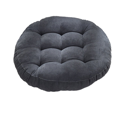 Rounded Large Pad Tufted Corduroy Meditation Floor Cushion Seat Pillow - The Finishing Touch Decor, LLC