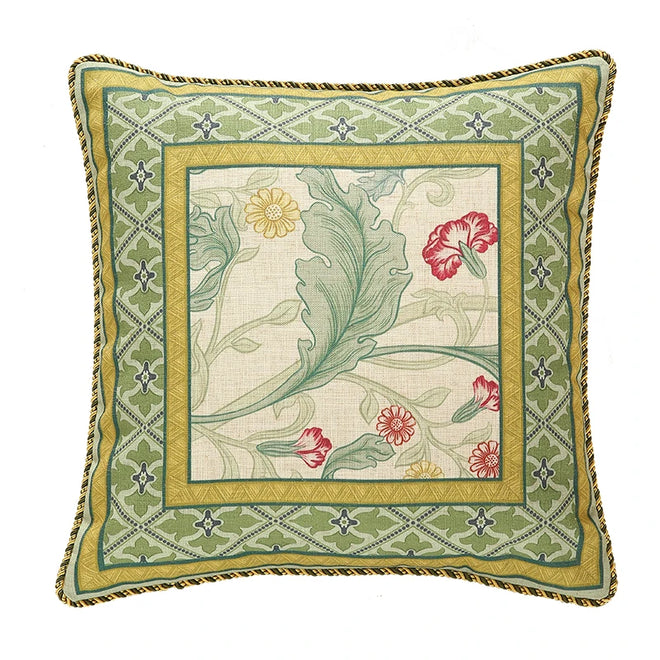 French Linen Nature Print Throw Pillow Covers - The Finishing Touch Decor, LLC