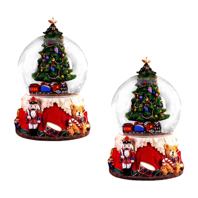 Christmas Snow Globe Music Box for Girlfriend Boyfriend Mom Dad Xmas Present