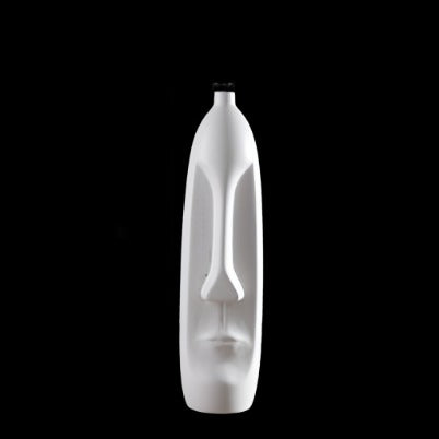 Minimalist Abstract Vase Human Statue Modern Ceramic & Enamel Vases - Black White - The Finishing Touch Decor, LLC