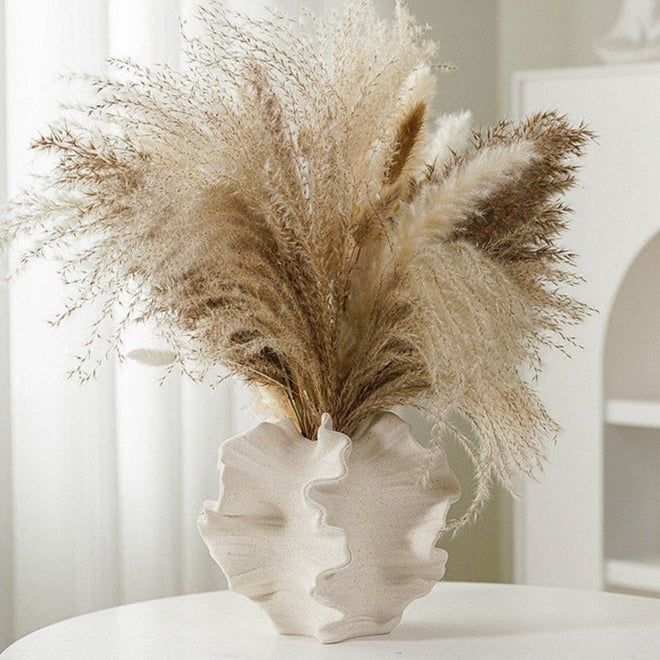Ceramic "Jelly Ear" Coral Nordic Art Minimalist Vase - The Finishing Touch Decor, LLC