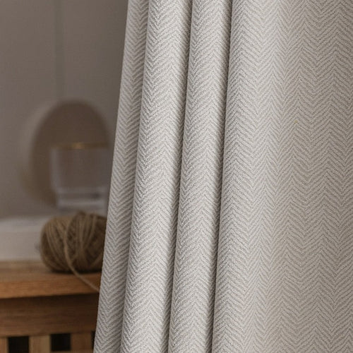 Heavy Blackout Cotton Linen Luxury Curtains - Color Variety - The Finishing Touch Decor, LLC