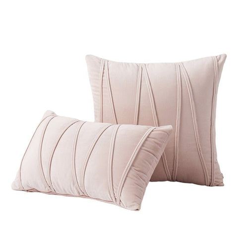 Modern Velvet Lined Solid Color Shams Soft Throw Pillow Cover - Color Variety - The Finishing Touch Decor, LLC